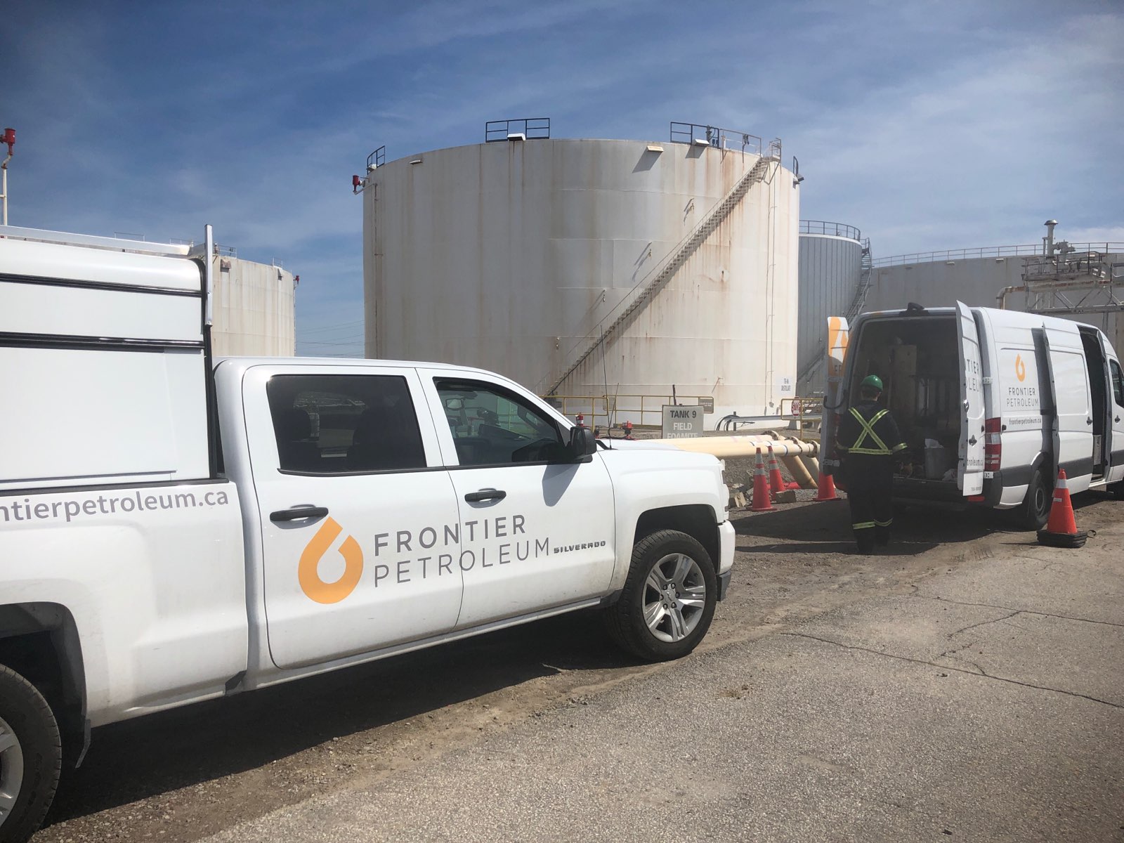 petroleum storage tanks
